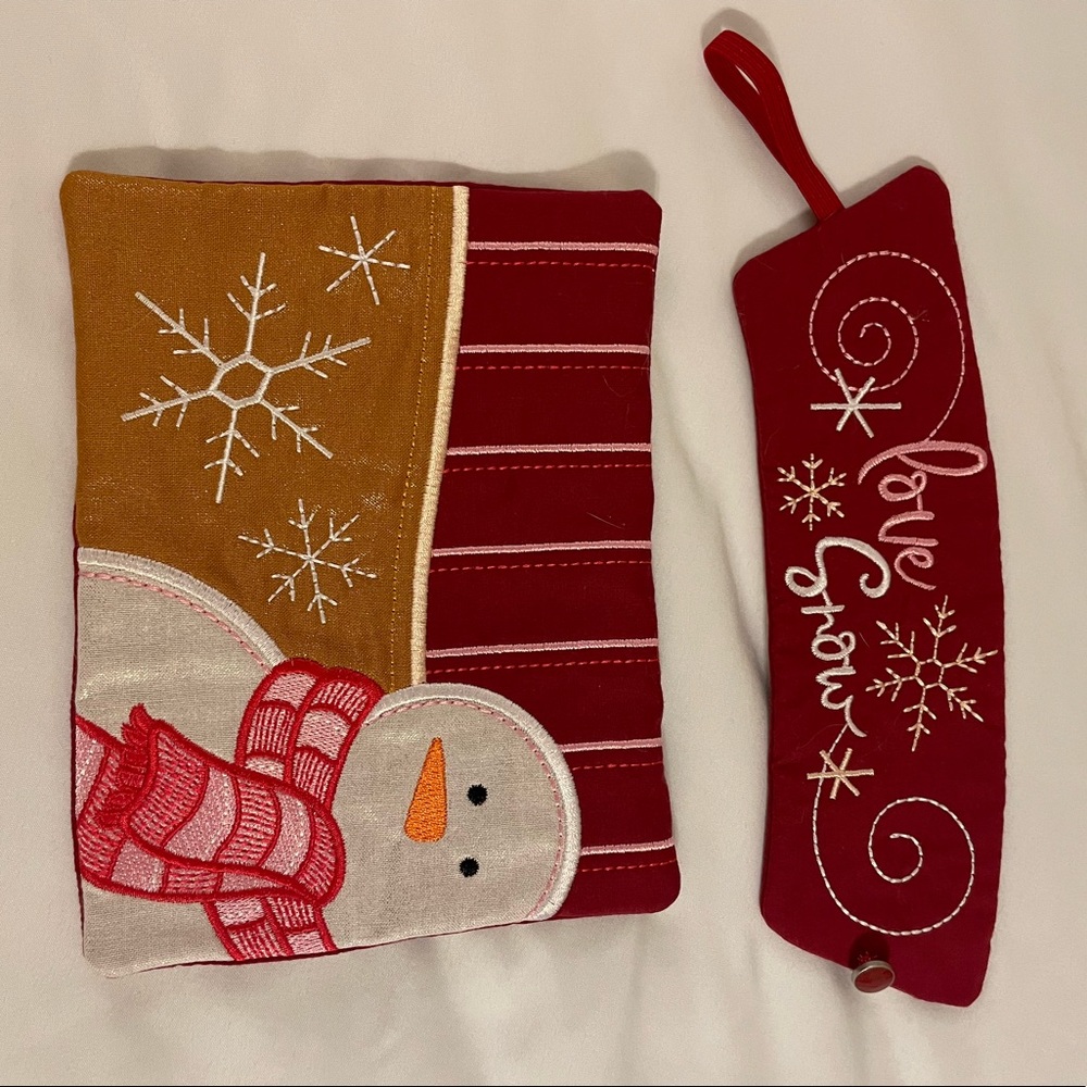 Handmade Pot Holder and Cup Coozie